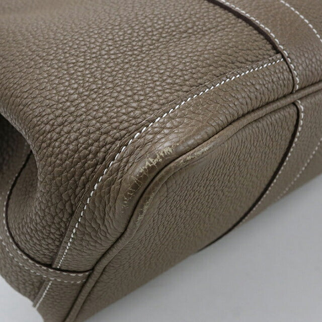 二手 Hermes 手提包 女士品牌 HERMES Garden Party PM 灰色包 USDHE85770011