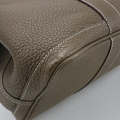 二手 Hermes 手提包 女士品牌 HERMES Garden Party PM 灰色包 USDHE85770011