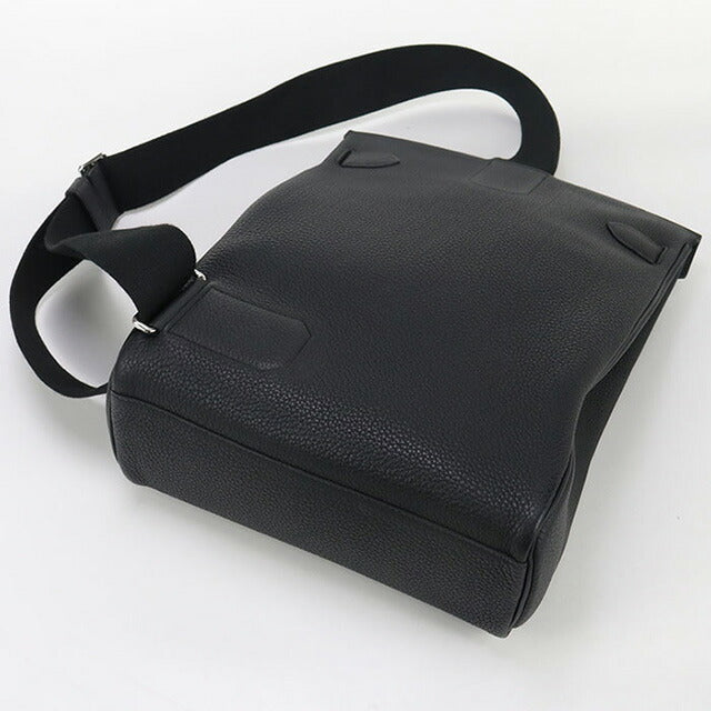 Used Hermes Body Bag Unisex Brand HERMES Akkad GM Black Bag USDHE88092011