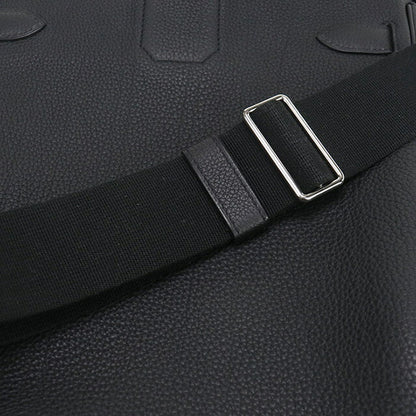 Used Hermes Body Bag Unisex Brand HERMES Akkad GM Black Bag USDHE88092011
