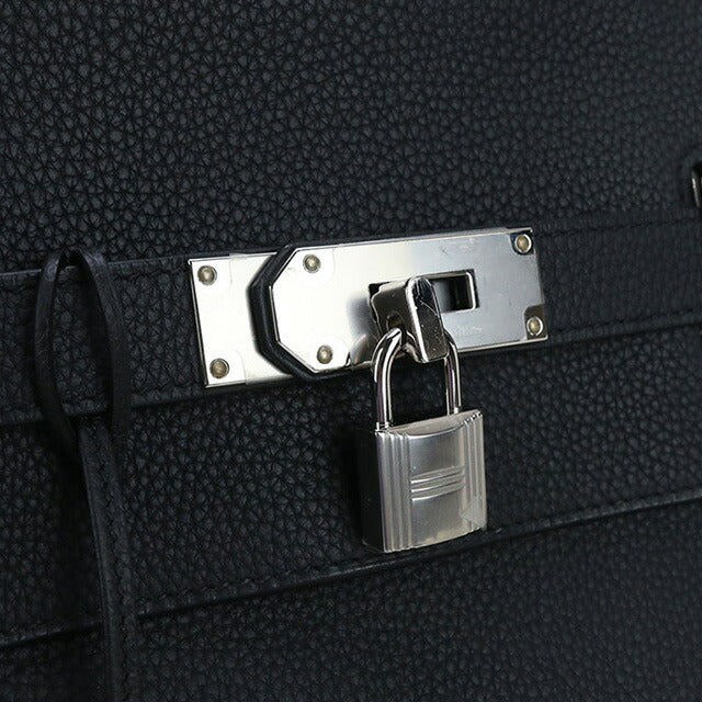 Used Hermes Body Bag Unisex Brand HERMES Akkad GM Black Bag USDHE88092011