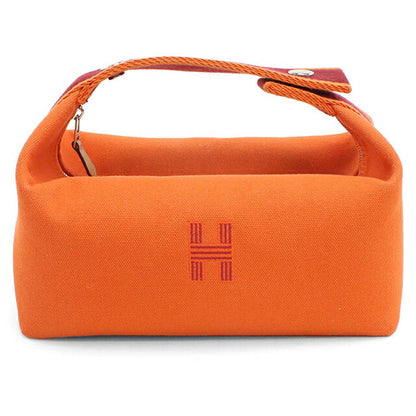 二手 Hermes Pouch 女士品牌 HERMES Brid A 黑色 PM 橙色包 USDHE90937011