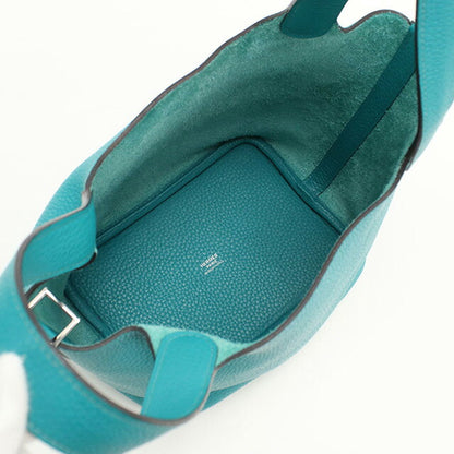 Used Hermes Handbag Ladies Brand HERMES Picotan Lock PM Blue Bag USDHE91208011