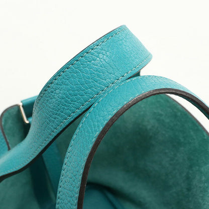 Used Hermes Handbag Ladies Brand HERMES Picotan Lock PM Blue Bag USDHE91208011