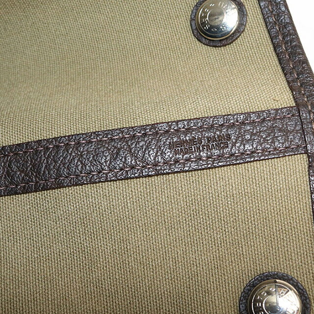 二手 Hermes 手提包 女士品牌 HERMES Garden Party PM 卡其色包 USDHE92349011