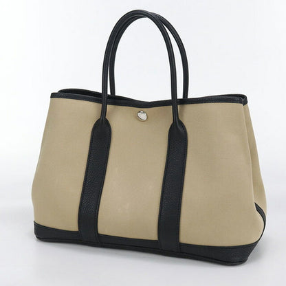 中古 エルメス トートバッグ レディース ブランド HERMES ガーデンパーティTPM ベージュ バッグ USDHE92700011