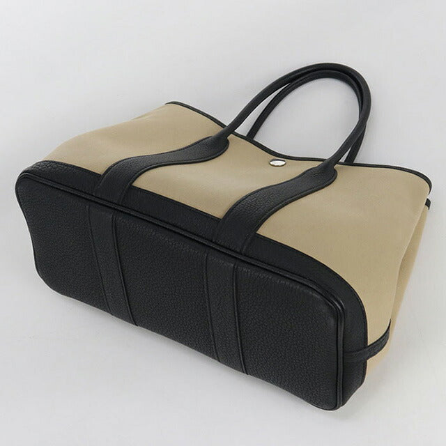 中古 エルメス トートバッグ レディース ブランド HERMES ガーデンパーティTPM ベージュ バッグ USDHE92700011