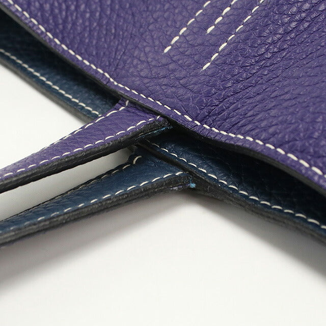 中古 エルメス トートバッグ レディース ブランド HERMES ドゥブルセンス36 ブルー バッグ USDHE93728011