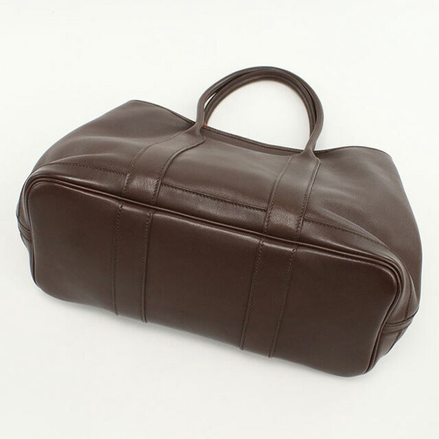 中古 エルメス トートバッグ レディース ブランド HERMES ガーデンツイリーTPM ブラウン バッグ USDHE94898011