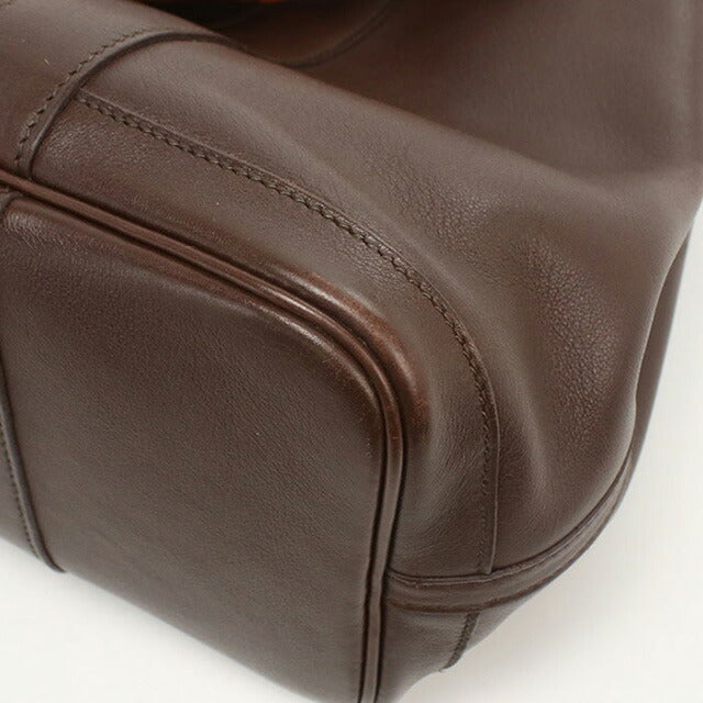 中古 エルメス トートバッグ レディース ブランド HERMES ガーデンツイリーTPM ブラウン バッグ USDHE94898011
