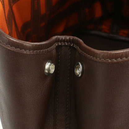 中古 エルメス トートバッグ レディース ブランド HERMES ガーデンツイリーTPM ブラウン バッグ USDHE94898011