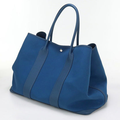 二手 Hermes 手提包男女通用品牌 HERMES Garden Party GM HE95141 蓝色包 USDHE95141011
