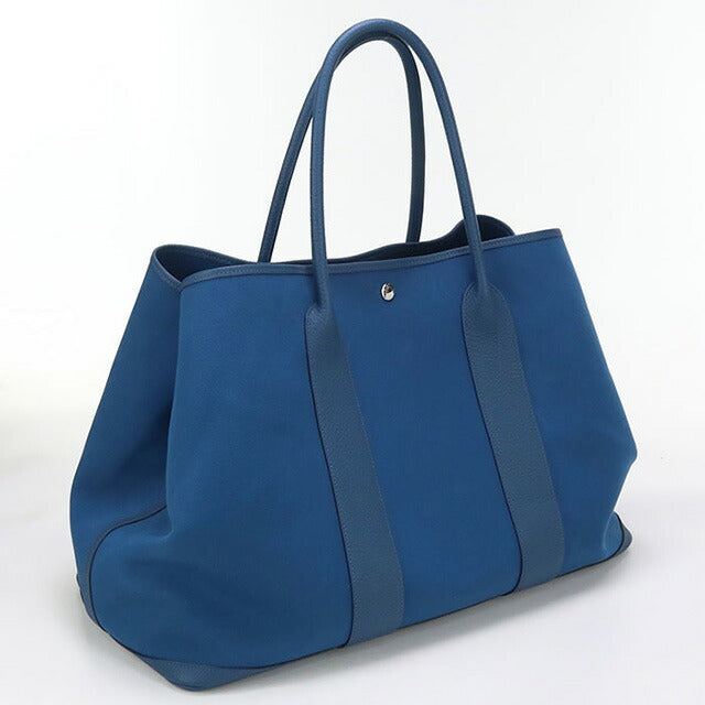 二手 Hermes 手提包男女通用品牌 HERMES Garden Party GM HE95141 蓝色包 USDHE95141011