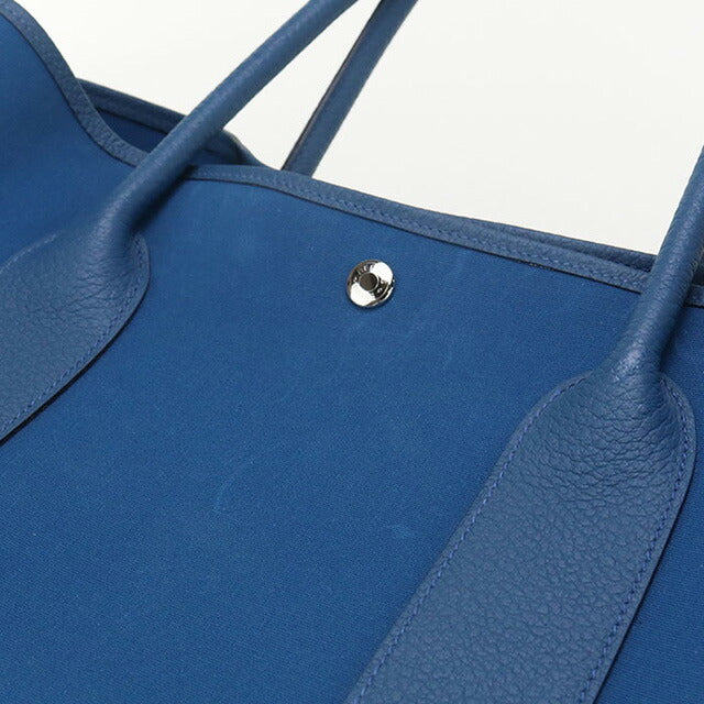 二手 Hermes 手提包男女通用品牌 HERMES Garden Party GM HE95141 蓝色包 USDHE95141011