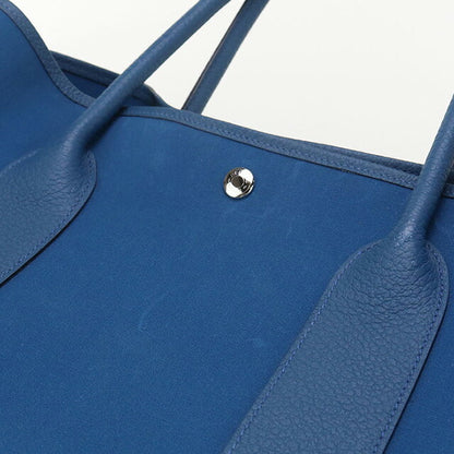 二手 Hermes 手提包男女通用品牌 HERMES Garden Party GM HE95141 蓝色包 USDHE95141011
