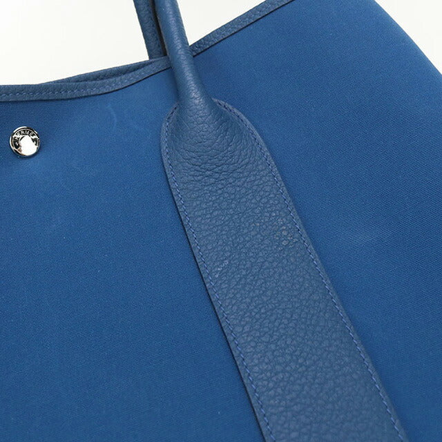 二手 Hermes 手提包男女通用品牌 HERMES Garden Party GM HE95141 蓝色包 USDHE95141011