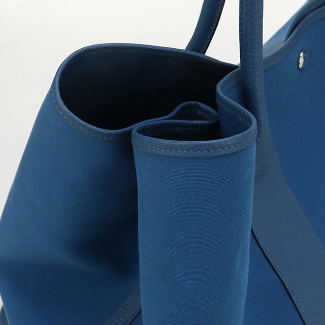 二手 Hermes 手提包男女通用品牌 HERMES Garden Party GM HE95141 蓝色包 USDHE95141011