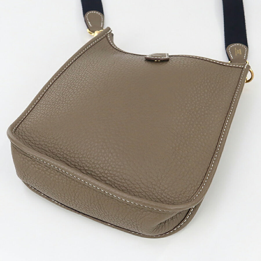 中古 エルメス 斜め掛け ショルダーバッグ レディース ブランド HERMES エブリンTPM グレー バッグ USDHE95148011