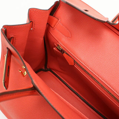 二手 Hermes 手提包 女士品牌 HERMES Birkin 30 橙色包 USDHE95763011
