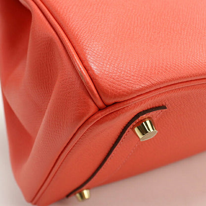 二手 Hermes 手提包 女士品牌 HERMES Birkin 30 橙色包 USDHE95763011