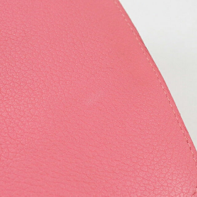 中古 エルメス 長財布ニ折小銭入付き レディース ブランド HERMES ドゴンロング ピンク 財布 USDHE95879011