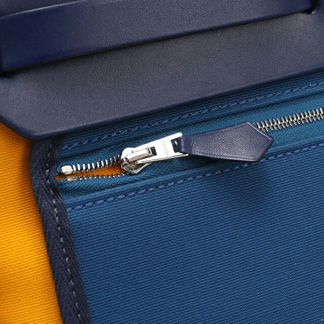 二手爱马仕手提包女士品牌 HERMES Ale Bag Zip PM 2WAY 黄色包 USDHE95921011