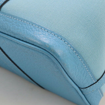 中古 エルメス トートバッグ レディース ブランド HERMES ガーデンパーティーTPM ブルー バッグ USDHE96039011