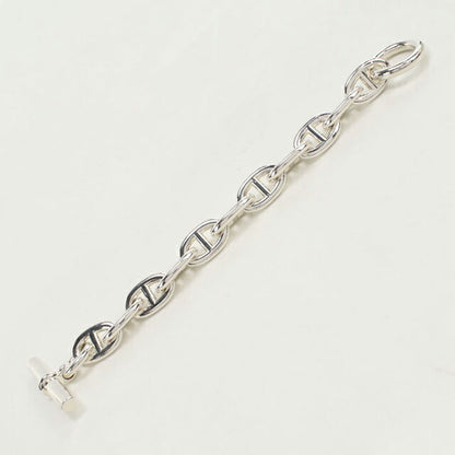 中古 エルメス ブレスレット ユニセックス ブランド HERMES シェーヌダンクルTGM 11コマ シルバー アクセサリー USDHE96117011