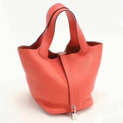 中古 エルメス ハンドバッグ レディース ブランド HERMES ピコタンロックPM レッド バッグ USDHE96192011