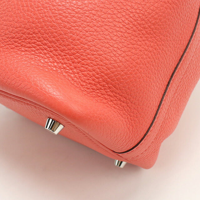 中古 エルメス ハンドバッグ レディース ブランド HERMES ピコタンロックPM レッド バッグ USDHE96192011
