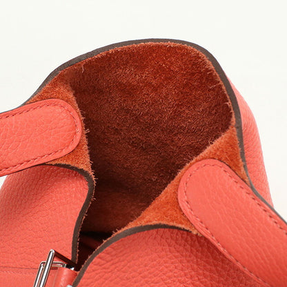 中古 エルメス ハンドバッグ レディース ブランド HERMES ピコタンロックPM レッド バッグ USDHE96192011