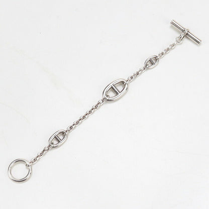 中古 エルメス ブレスレット レディース ブランド HERMES シェーヌダンクル ファランドール シルバー アクセサリー USDHE96291011