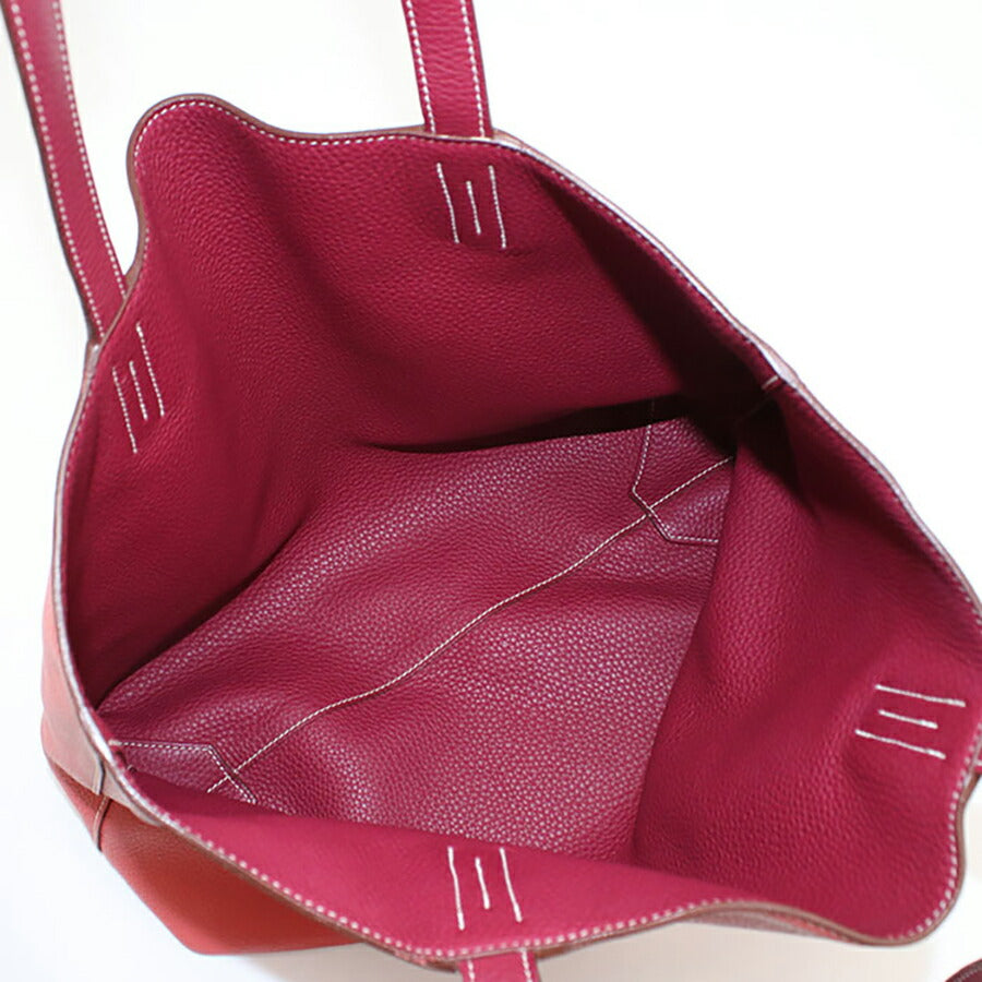 中古 エルメス トートバッグ レディース ブランド HERMES ドゥブルセンス36 ピンク バッグ USDHE96439011