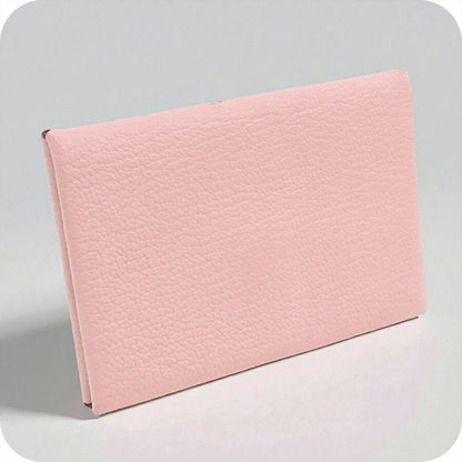 中古 エルメス カードケース レディース ブランド HERMES カルヴィ ピンク 財布 USDHE96671011