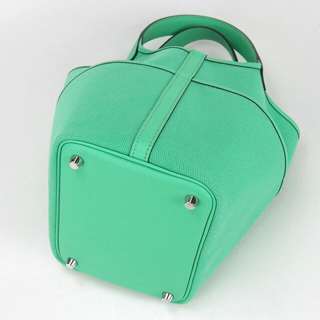 中古 エルメス ハンドバッグ レディース ブランド HERMES ピコタンロックPM カーゴ グリーン バッグ USDHE97667011