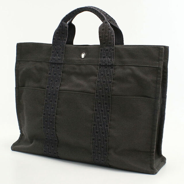 中古 エルメス トートバッグ ユニセックス ブランド HERMES エールライントートMM グレー バッグ USDHE97735011