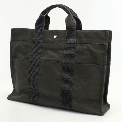 中古 エルメス トートバッグ ユニセックス ブランド HERMES エールライントートMM グレー バッグ USDHE97735011