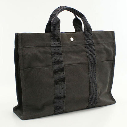中古 エルメス トートバッグ ユニセックス ブランド HERMES エールライントートMM グレー バッグ USDHE97735011