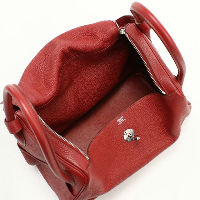 中古 エルメス ハンドバッグ レディース ブランド HERMES リンディ34 レッド バッグ USDHE98494011