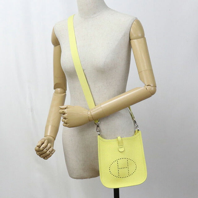 中古 エルメス ショルダーバッグ レディース ブランド HERMES エブリンTPM イエロー バッグ USDHE98715011