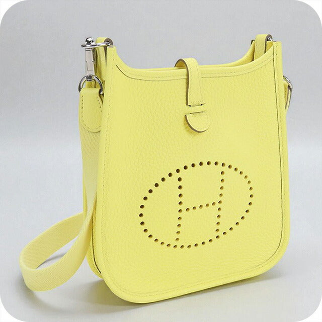 中古 エルメス ショルダーバッグ レディース ブランド HERMES エブリンTPM イエロー バッグ USDHE98715011