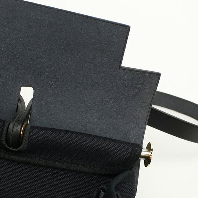 二手 Hermes 手提包 女士品牌 HERMES Ale Bag 拉链 MM 黑色包 USDHE98943011