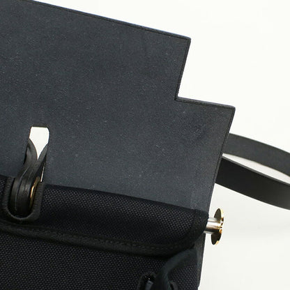 二手 Hermes 手提包 女士品牌 HERMES Ale Bag 拉链 MM 黑色包 USDHE98943011