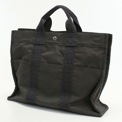 中古 エルメス トートバッグ ユニセックス ブランド HERMES エールライントートMM グレー バッグ USDHE99370011