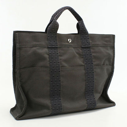 中古 エルメス トートバッグ ユニセックス ブランド HERMES エールライントートMM グレー バッグ USDHE99370011