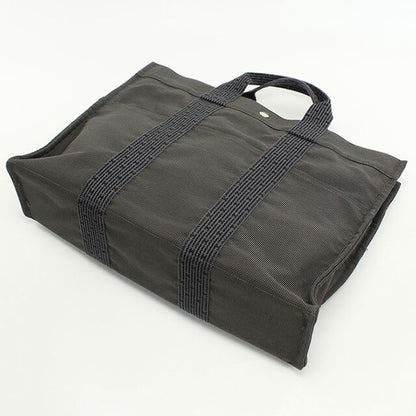 中古 エルメス トートバッグ ユニセックス ブランド HERMES エールライントートMM グレー バッグ USDHE99370011