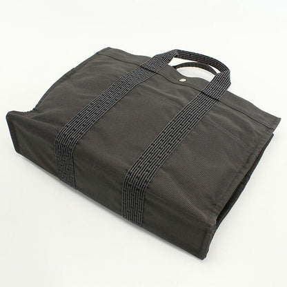 二手 Hermes 托特包 男女通用品牌 HERMES Aerline Tote MM 灰色包 USDHE99372011