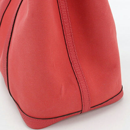 二手 Hermes 手提包 女士品牌 HERMES Garden Party PM 红色包 USDHE99530011