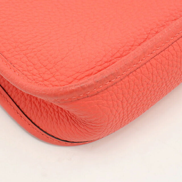 二手 Hermes 斜挎单肩包 女士品牌 HERMES Evelyn TPM 粉色包 USDHE99534011