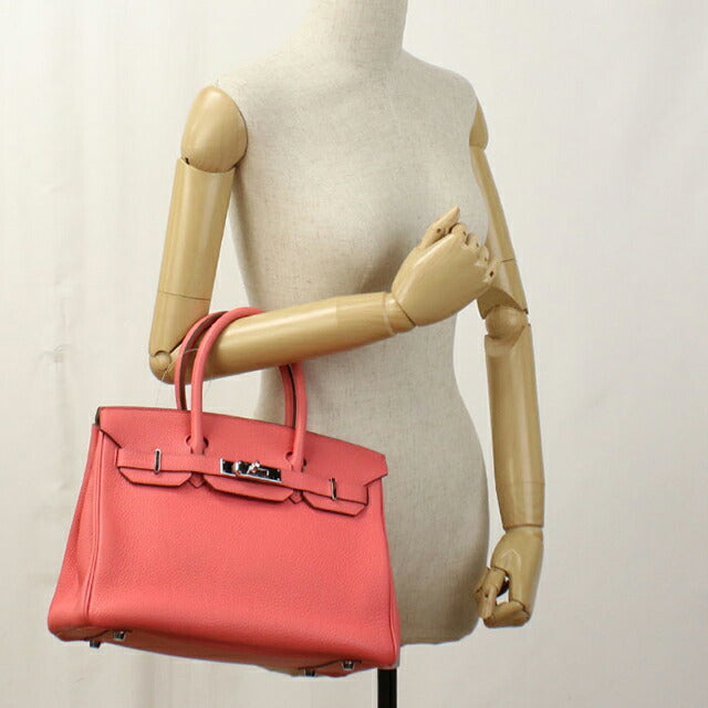 Used Hermes Handbag Ladies Brand HERMES Birkin 30 Pink Bag USDHE99537011